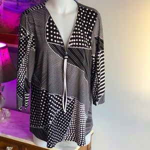 Joseph Ribkoff Polka Dot Shirt~Free Shipping!